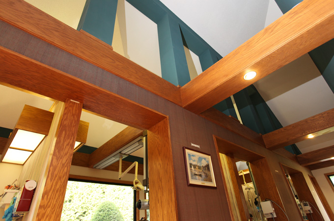 Our office building is spacious, modern, and inviting